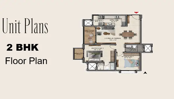 Floor Plan Variants Venkatesh Serenique Floor Plan - 2, 3 and 4 BHK Configurations