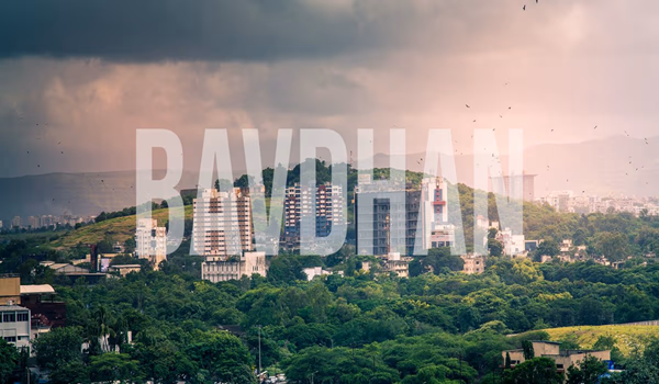 Bavdhan West Pune Skyline Illustration