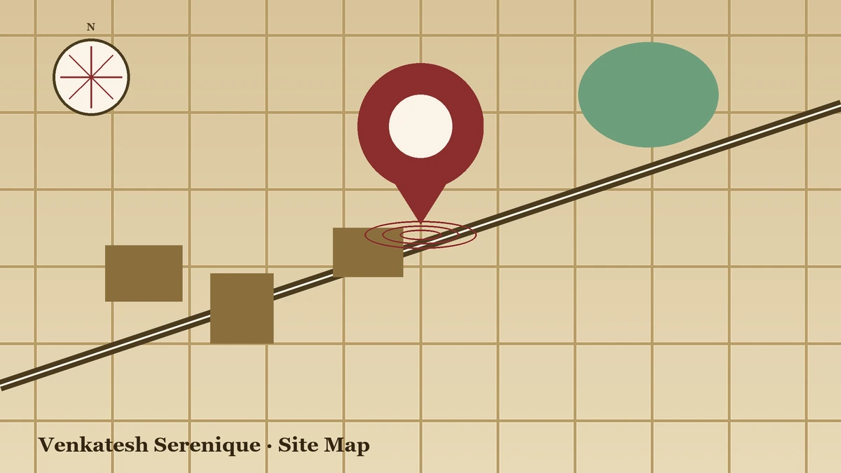 Venkatesh Serenique Map Illustration