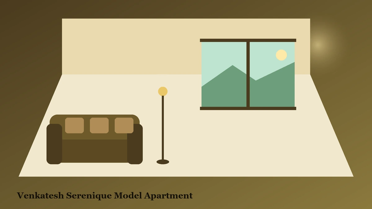 Venkatesh Serenique Model Apartment Illustration